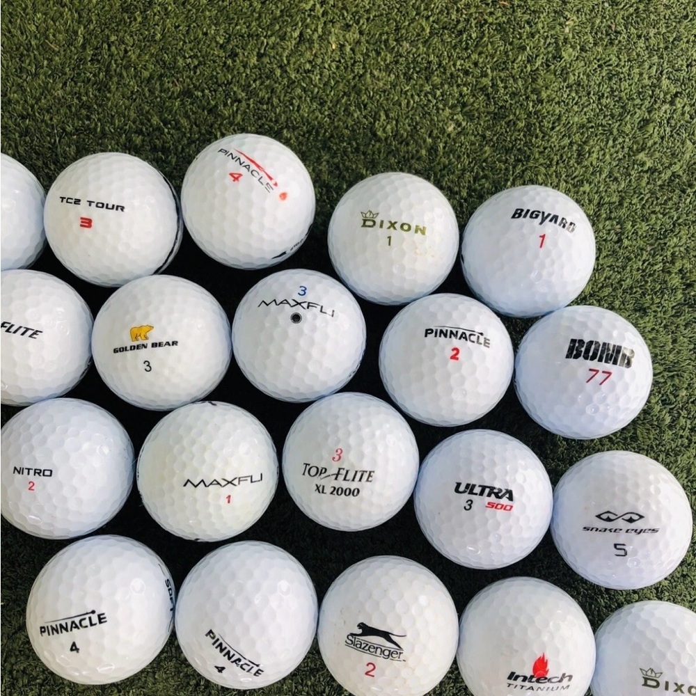 100 Clean Used Golf Balls – Assorted Brands (4A/5A Condition)